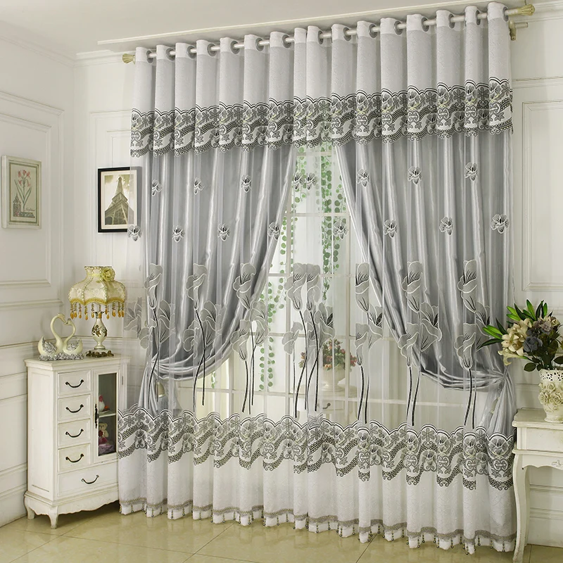European Curtains all Blackout Bedroom New Wedding Room Floor Screen Double Curtains Finished Simple Modern Living room
European Curtains all Blackout Bedroom New Wedding Room Floor Screen Double Curtains Finished Simple Modern Living room