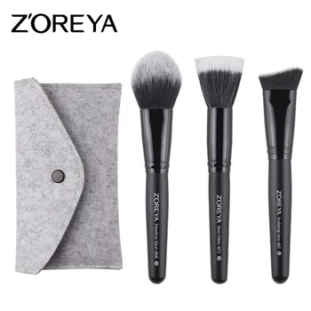 ZOREYA 3pcs Large Brush Makeup Brushes Set Foundation Duo Fiber Flawless Brush with Gray Bag As Essential Make Up Brush Tool
ZOREYA 3pcs Large Brush Makeup Brushes Set Foundation Duo Fiber Flawless Brush with Gray Bag As Essential Make Up Brush Tool