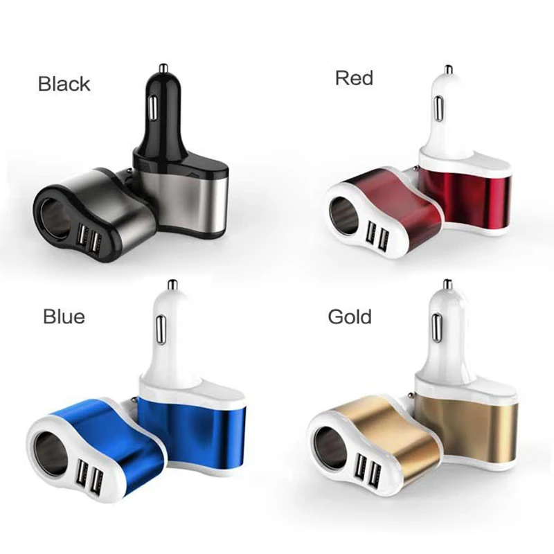 Car Charger Cigarette Lighter 2-Ports USB Charger 2.1A Car-Charger Mobile Phone Universal For iPhone Samsung HUAWEI Charging
Car Charger Cigarette Lighter 2-Ports USB Charger 2.1A Car-Charger Mobile Phone Universal For iPhone Samsung HUAWEI Charging