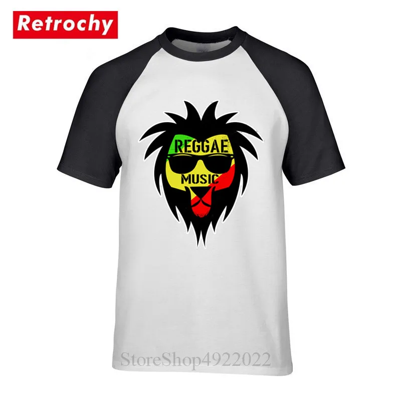 Фото Riggae Music Jamaica классная футболка с Львом модная красная Золотая и зеленая Rasta
