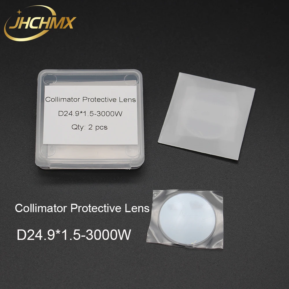 JHCHMX 10pcs/lot Raytools Collimator Protective Lens/Glass 24.9*1.5mm 1064nm 3000W QBH Upper Protection Mirrors BT240S Parts
JHCHMX 10pcs/lot Raytools Collimator Protective Lens/Glass 24.9*1.5mm 1064nm 3000W QBH Upper Protection Mirrors BT240S Parts