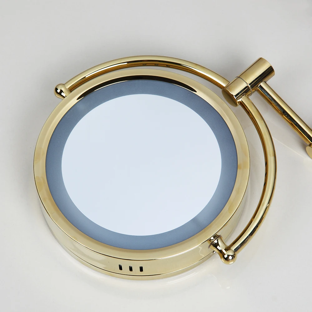 Description Picture 5 of itemKEMAIDI Led Makeup Mirror With Led Light Vanity Cosmetic Magnifying Wall Mirror Bathroom 3x Magnification Shaving Makeup Mirrors