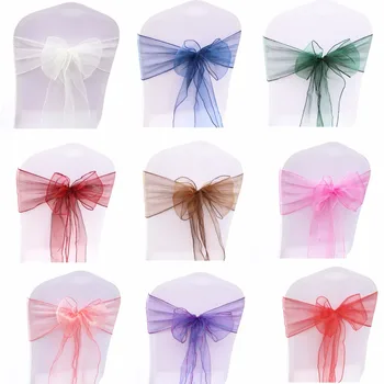 25pcs Organza Chair Sash Bow For Wedding Party Cover Banquet Baby Shower Xmas Decoration Sheer Organza Fabric Supply 18cmx275cm
25pcs Organza Chair Sash Bow For Wedding Party Cover Banquet Baby Shower Xmas Decoration Sheer Organza Fabric Supply 18cmx275cm