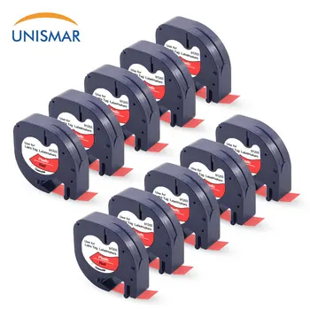 Unismar 10PK Black on Red Label Tape 91333 Replace DYMO 91203 91223 12mm High Adhesive Tape for DYMO LT Letratag 100T XM Printer
Unismar 10PK Black on Red Label Tape 91333 Replace DYMO 91203 91223 12mm High Adhesive Tape for DYMO LT Letratag 100T XM Printer