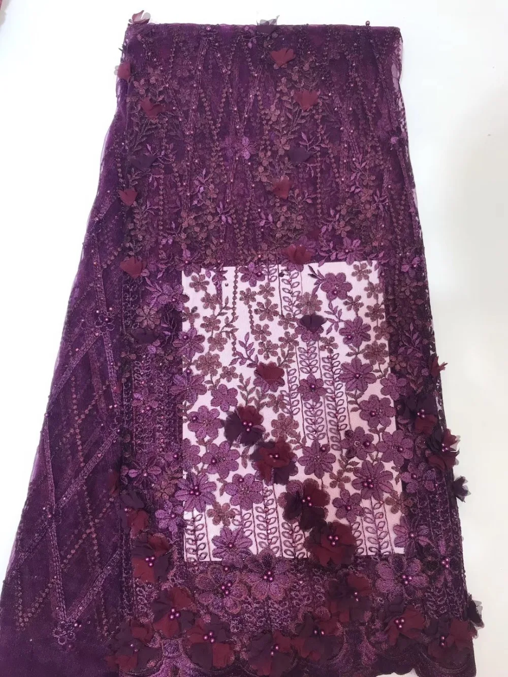 African tulle lace fabric, new French lace fabric high quality Nigerian embroidery tulle French lace
African tulle lace fabric, new French lace fabric high quality Nigerian embroidery tulle French lace