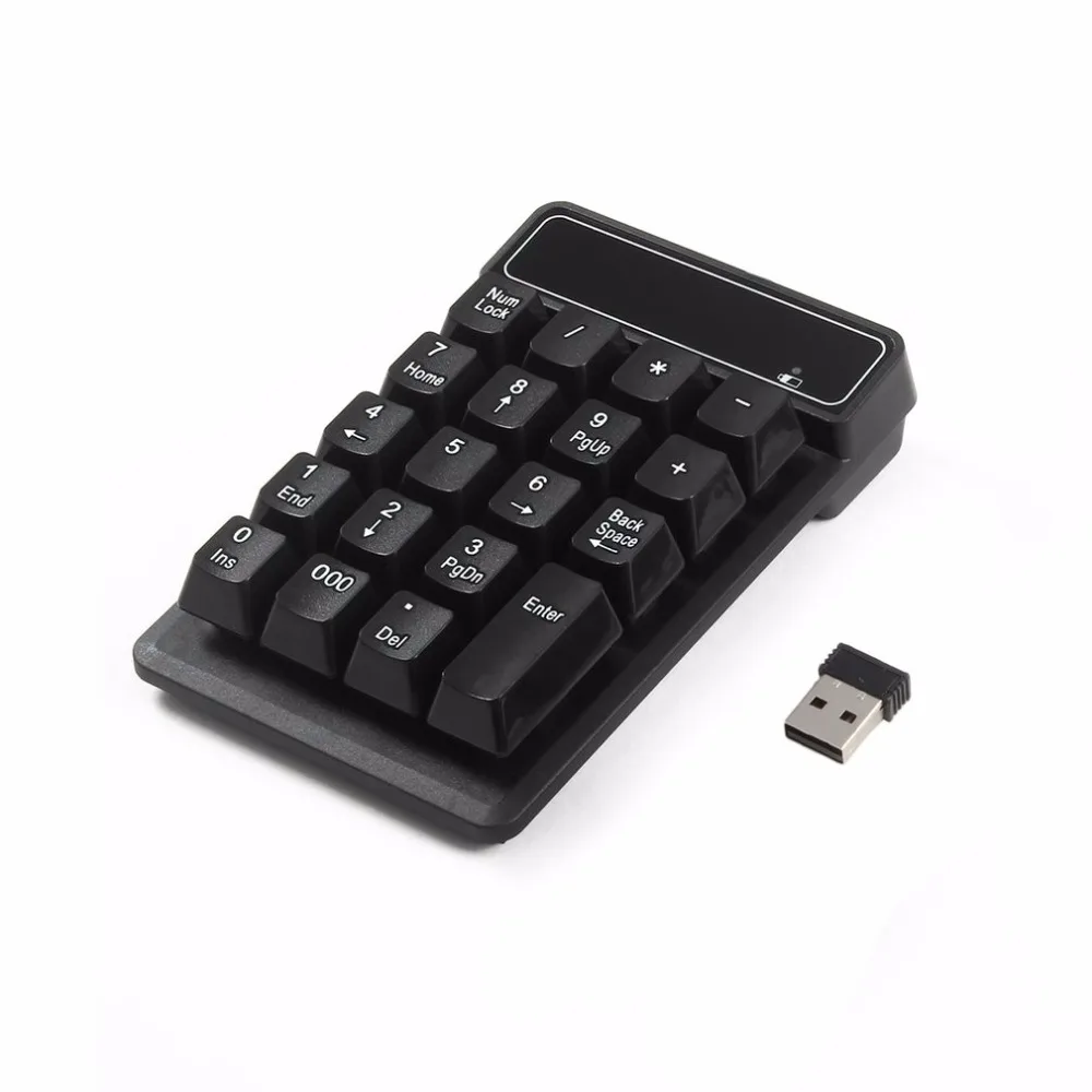 Oonleny 2.4G USB Numeric Keypad Wireless Number Pad 19 Keys Mini Digital Keyboard for Laptop PC Notebook Desktop FreeShipping
Oonleny 2.4G USB Numeric Keypad Wireless Number Pad 19 Keys Mini Digital Keyboard for Laptop PC Notebook Desktop FreeShipping