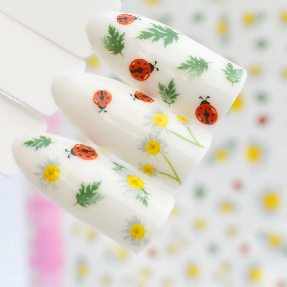 3D Nail Stickers Leaf/Ladybug Nail Art Stickers Decals DIY Beauty Creative Nail Decorations
3D Nail Stickers Leaf/Ladybug Nail Art Stickers Decals DIY Beauty Creative Nail Decorations