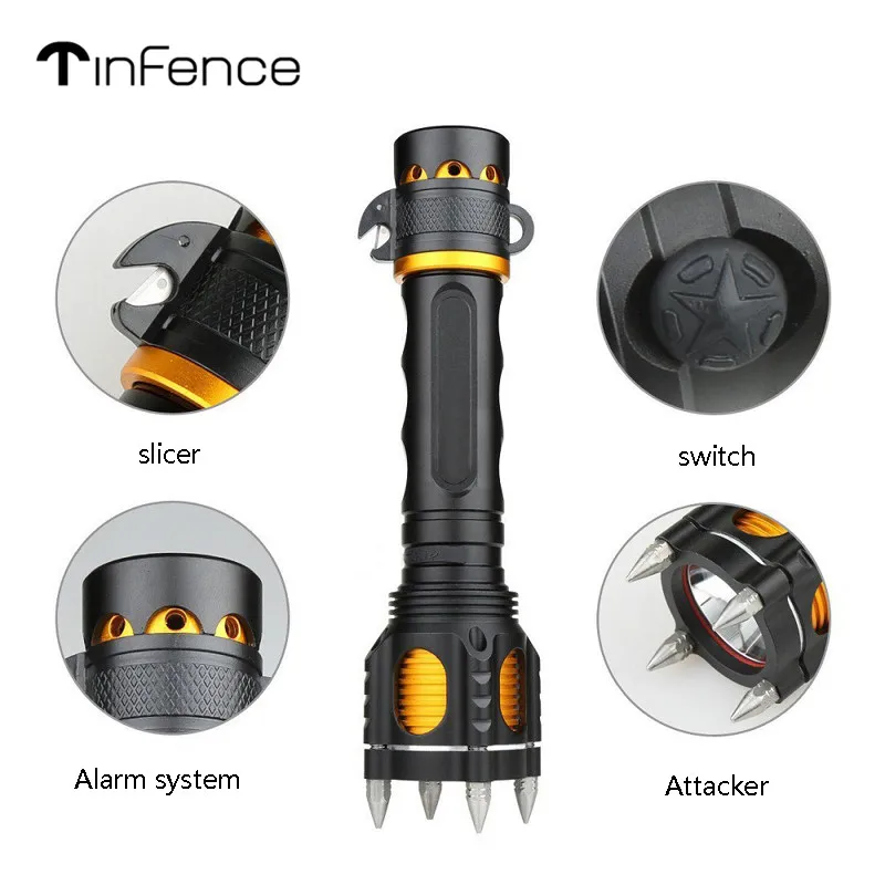 Practical LED flashlight multi-function self-defense tactical flashlight LED charging outdoor LED flashlight
Practical LED flashlight multi-function self-defense tactical flashlight LED charging outdoor LED flashlight