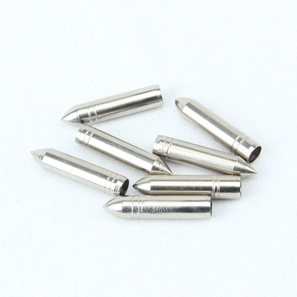 6/12/24pcs OD 7mm Archery Arrow Heads Arrowheads Tips Silver Metal Archery Hunting for DIY Fiberglass Arrow Longbow Broadheads
6/12/24pcs OD 7mm Archery Arrow Heads Arrowheads Tips Silver Metal Archery Hunting for DIY Fiberglass Arrow Longbow Broadheads