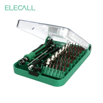 ELECALL 45 in 1 Multifunction Srewdriver Set Multitool Kit Torx Screw Driver Kit Repairing Tools For Iphone Laptop Tablet Watch
ELECALL 45 in 1 Multifunction Srewdriver Set Multitool Kit Torx Screw Driver Kit Repairing Tools For Iphone Laptop Tablet Watch