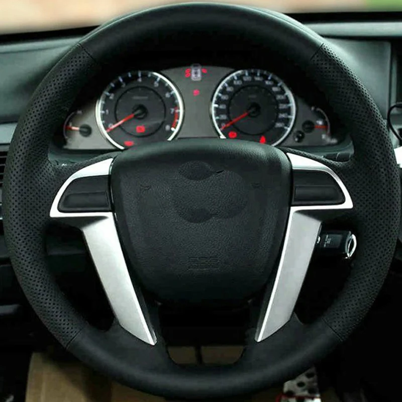 Free Shipping High Quality cowhide Top Layer Leather handmade Sewing Steering wheel covers protect For Honda Accord 8
Free Shipping High Quality cowhide Top Layer Leather handmade Sewing Steering wheel covers protect For Honda Accord 8