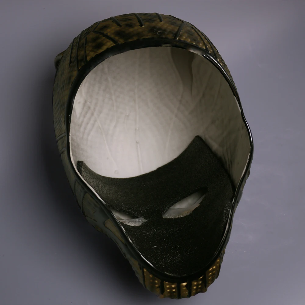 2018 Black Panther Helmet Infinity War Gold Black Panther Superhero Helmet Props (15)