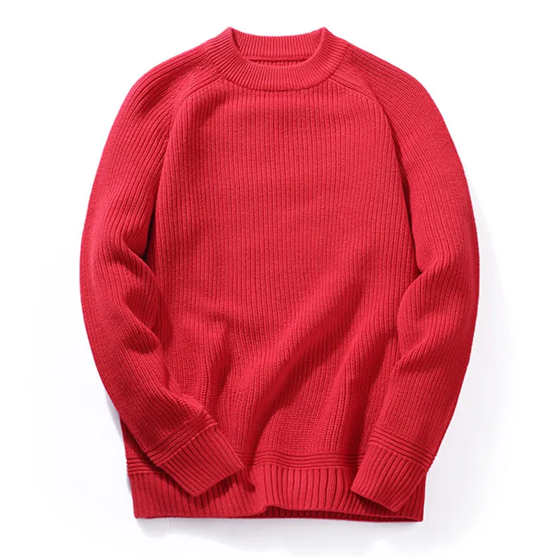 2018 Thicken Mock-Neck Sweater Male Cotton Knitted Turtlenck Men Sweater Autumn Turtle-neck Pullover Man Winter High Neck Jumper 05