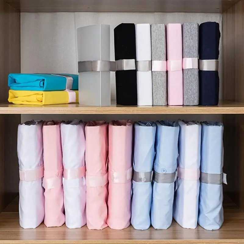 

5pcs New Convenient Lazy Clothes Stacking Board Dressbook Stacking Artifact Artifact Clothes Organizer System for Family Storage