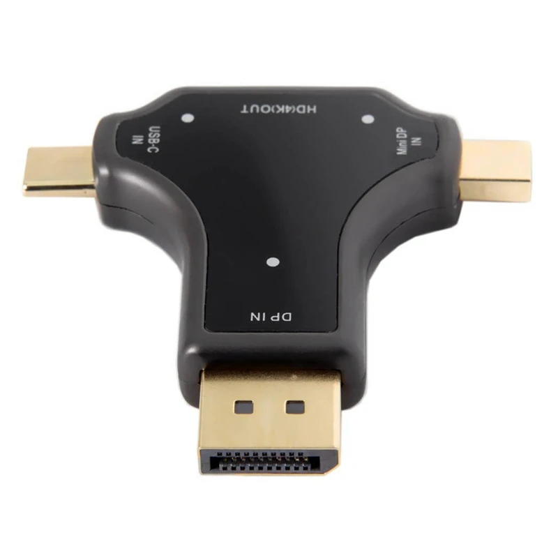 USB-C & Displayport & Mini DP 3 in 1 To HDMI Female Adapter Type C 4K 2K For Macbook Laptop PC
USB-C & Displayport & Mini DP 3 in 1 To HDMI Female Adapter Type C 4K 2K For Macbook Laptop PC