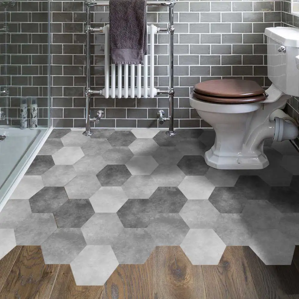 10 Pcs Wall Sticker 20*23 cm PVC Wall Sticker Hexagon Tile Sticker Self Adhesive Floor Sticker
10 Pcs Wall Sticker 20*23 cm PVC Wall Sticker Hexagon Tile Sticker Self Adhesive Floor Sticker