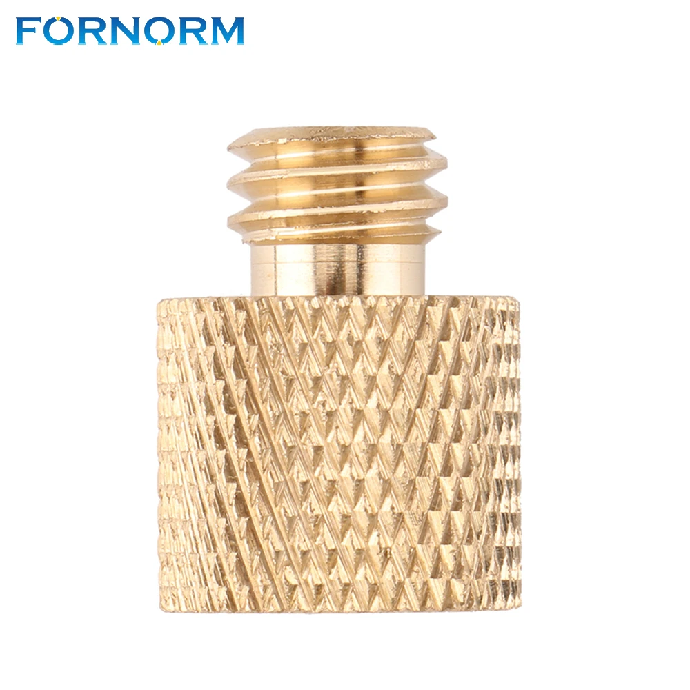 FORNORM Brass 1/4"-20 3/8"-16 Male Female Mini Tripod Thread Adapter Screw for Camera Ball Head Monopod Plate
FORNORM Brass 1/4"-20 3/8"-16 Male Female Mini Tripod Thread Adapter Screw for Camera Ball Head Monopod Plate