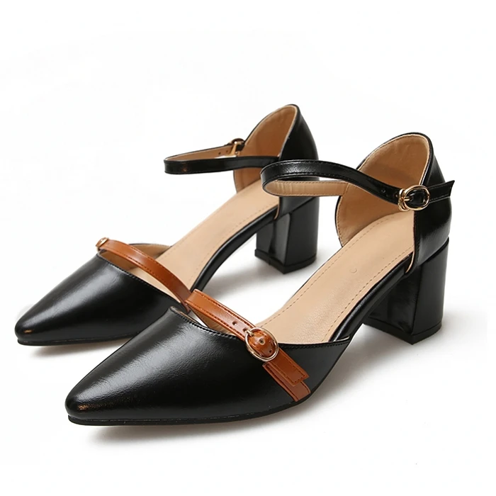 Summer Women Sandals Pointed Toe Ankle Strap Sandals Split Leather Med High Sandals Woman Office Work Ladies Shoes YX0059
Summer Women Sandals Pointed Toe Ankle Strap Sandals Split Leather Med High Sandals Woman Office Work Ladies Shoes YX0059