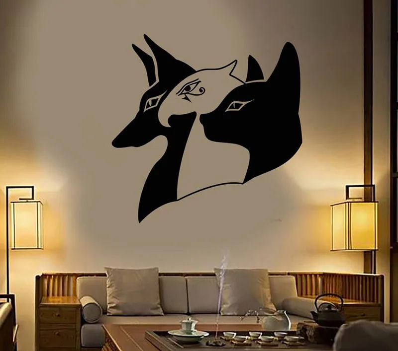 Ancient Egypt Egyptian Gods Anubis Horus Bastet Wall Sticker Vinyl Art Removable Design Home Decoration Wallpaper Decor LY1417
Ancient Egypt Egyptian Gods Anubis Horus Bastet Wall Sticker Vinyl Art Removable Design Home Decoration Wallpaper Decor LY1417