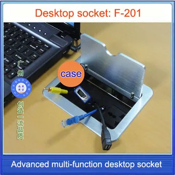 socket /Clamshell multifunctional desktop socket / Test cable desktop socket /Computer network VGA cable threading box F-201
socket /Clamshell multifunctional desktop socket / Test cable desktop socket /Computer network VGA cable threading box F-201