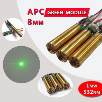 The diameter of 8mm APCmodule high stable standard green dot laser head tube green outside orientation of laser
The diameter of 8mm APCmodule high stable standard green dot laser head tube green outside orientation of laser