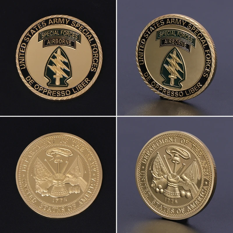 Alloy Commemorative Coin Special Forces US America Army Collection Arts Gifts Souvenir
Alloy Commemorative Coin Special Forces US America Army Collection Arts Gifts Souvenir