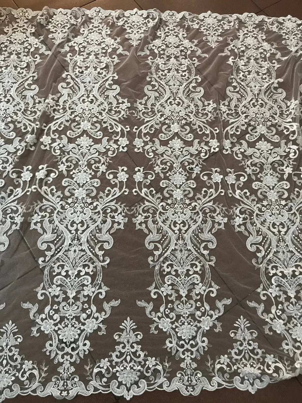SYJ-8112 Embroidered Tulle Lace Fabric with full beads African French Lace Fabric with High Quality
SYJ-8112 Embroidered Tulle Lace Fabric with full beads African French Lace Fabric with High Quality