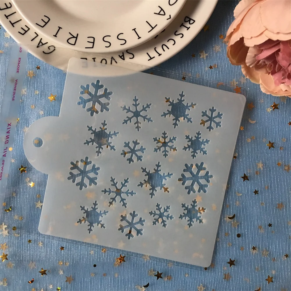 New 15cm Snowflake DIY Layering Stencils Painting Scrapbook Coloring Embossing Album Decorative Card Template
New 15cm Snowflake DIY Layering Stencils Painting Scrapbook Coloring Embossing Album Decorative Card Template