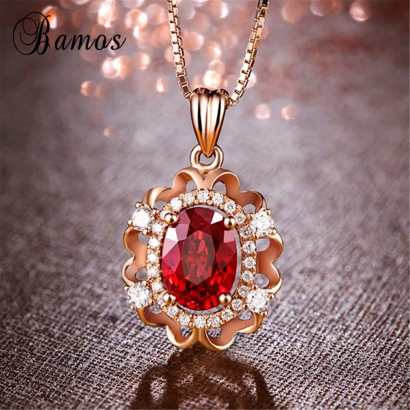 Bamos Dainty Red Crystal Stone Choker Necklace Fashion Rose Gold Color Flower Necklace For Women Trendy Birthstone Jewelry
Bamos Dainty Red Crystal Stone Choker Necklace Fashion Rose Gold Color Flower Necklace For Women Trendy Birthstone Jewelry