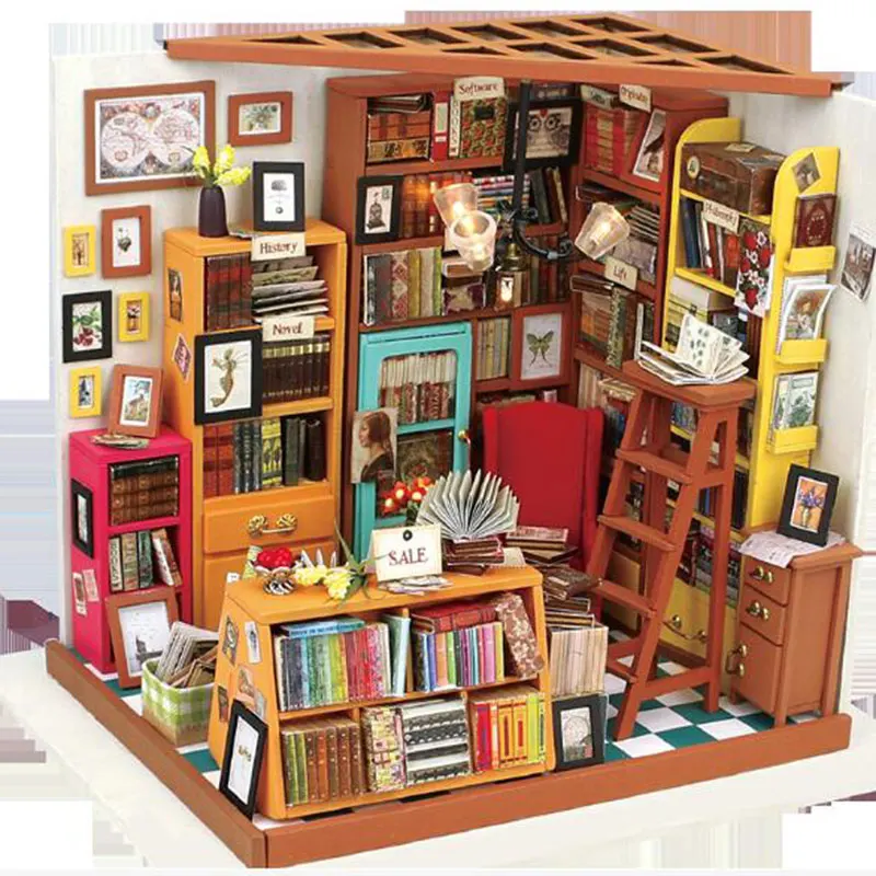 3D Wooden Dollhouse DIY Handmade Miniature house things for doll accessories model Building kits toys bobbies
3D Wooden Dollhouse DIY Handmade Miniature house things for doll accessories model Building kits toys bobbies