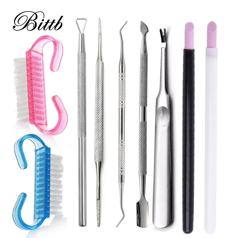 Bittb Nail Hook Ingrown Corrector Lifter File Uv Gel Nail Polish Remover Cuticle Pusher Nails Art Forms Manicure Care Tools
Bittb Nail Hook Ingrown Corrector Lifter File Uv Gel Nail Polish Remover Cuticle Pusher Nails Art Forms Manicure Care Tools