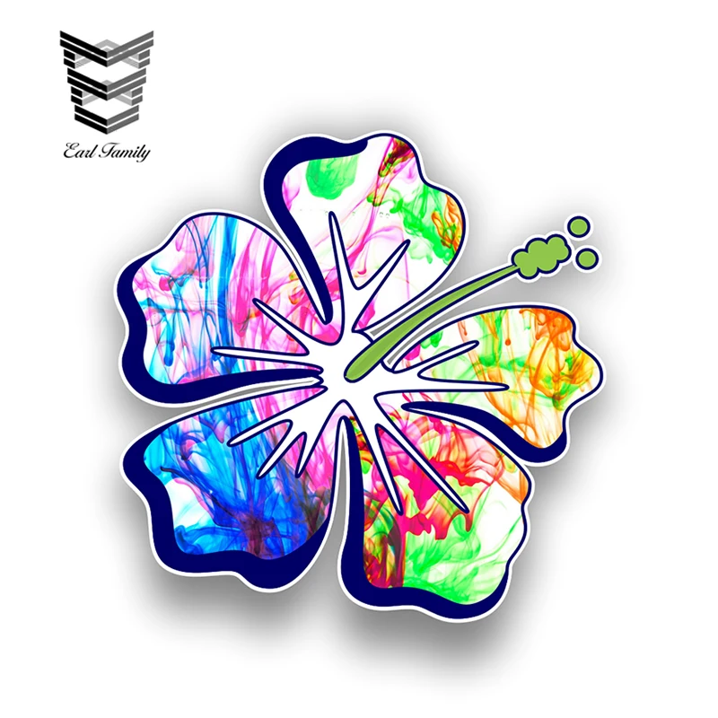 EARLFAMILY 12cm X 12cm Hibiscus Flower Sticker Decal 14 Tie Dye Pattern Color Styles JDM Style Graphic Waterproof Car Styling
EARLFAMILY 12cm X 12cm Hibiscus Flower Sticker Decal 14 Tie Dye Pattern Color Styles JDM Style Graphic Waterproof Car Styling