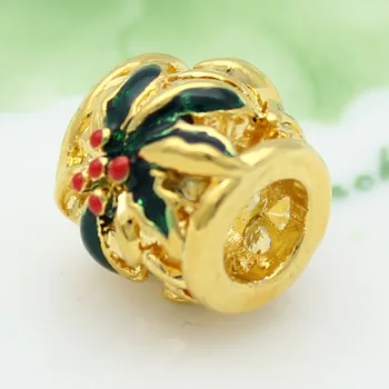slide charm Free shipping Vintage red fruit green leaf plant charm beads fit Pandora Bracelet Women's Holiday Gifts
slide charm Free shipping Vintage red fruit green leaf plant charm beads fit Pandora Bracelet Women's Holiday Gifts