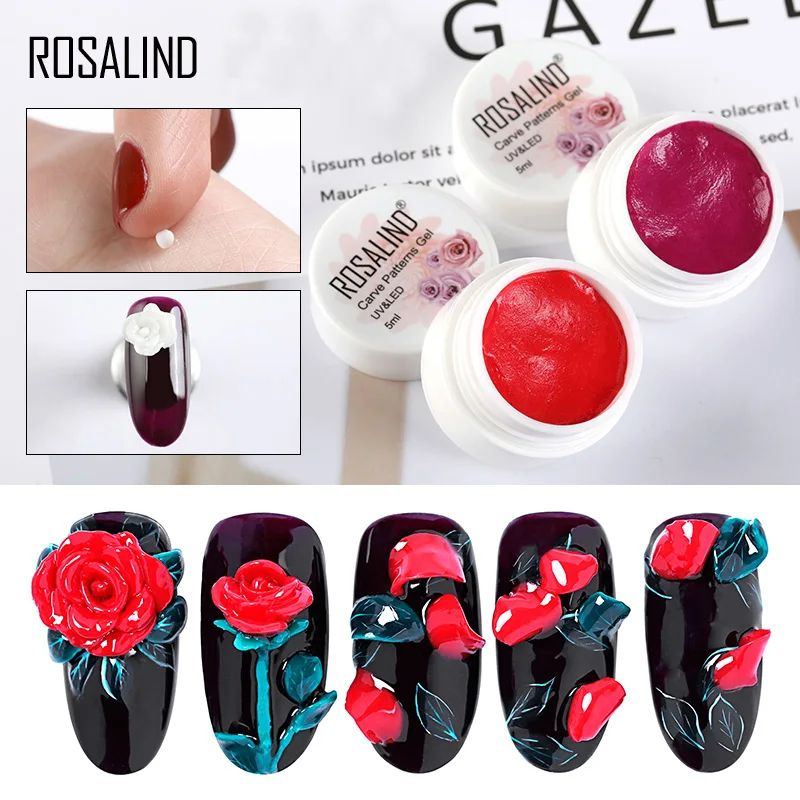 ROSALIND UV Gel Nail Polish Varnish Hybrid Semi Permanant Carved Patterns UV Nail Art Polish All For Decoration Top Base Coat
ROSALIND UV Gel Nail Polish Varnish Hybrid Semi Permanant Carved Patterns UV Nail Art Polish All For Decoration Top Base Coat