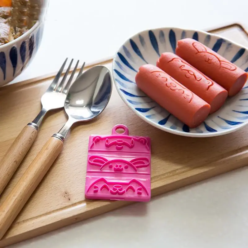 Cute DIY Sausage Mold Sushi Cake Mould Cutter Kid Food Lunch Stencil Decoration Kitchen Cooking Tools
Cute DIY Sausage Mold Sushi Cake Mould Cutter Kid Food Lunch Stencil Decoration Kitchen Cooking Tools