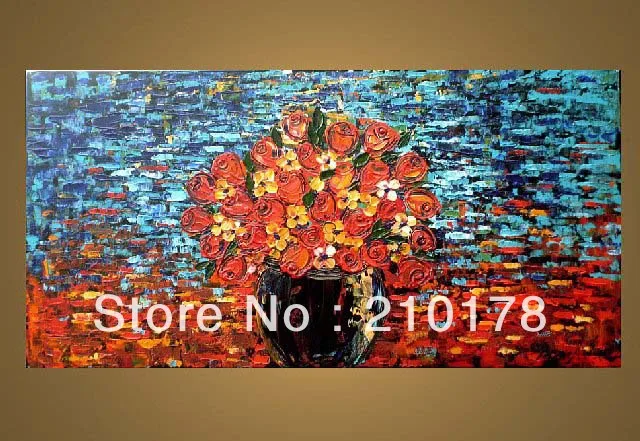 handmade oil painting on canvas modern 100% Best Art Flower oil painting original directly from artis FL1-062
handmade oil painting on canvas modern 100% Best Art Flower oil painting original directly from artis FL1-062