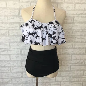2019 Women Swimsuit Swimwear High Waist Bikini Set Rufles Halter Push Up Bathing Suit Printed Beach Swimming Wear
2019 Women Swimsuit Swimwear High Waist Bikini Set Rufles Halter Push Up Bathing Suit Printed Beach Swimming Wear