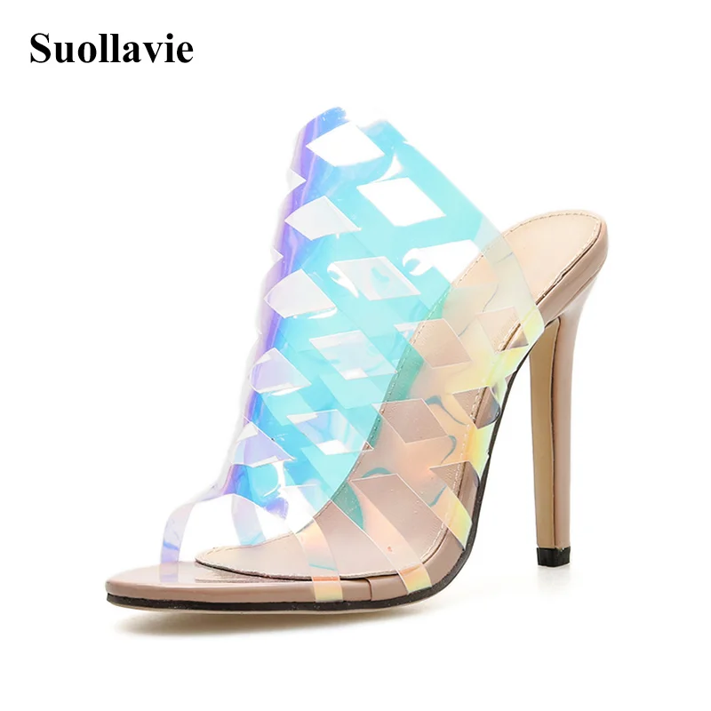 New Summer Laser Upper Women High Heel Slippers Sandals Stiletto Mixed Colors Roman Style Women Shoes Size 35-42
New Summer Laser Upper Women High Heel Slippers Sandals Stiletto Mixed Colors Roman Style Women Shoes Size 35-42