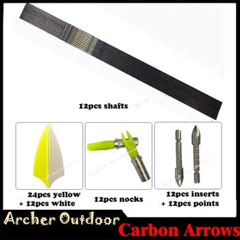 DIY Spine 500 600 700 800 900 Recurve Bow Arrows ID 4.2mm Plastic Vanes Stainless Steel Points Shooting Hunting Archery Outdoor
DIY Spine 500 600 700 800 900 Recurve Bow Arrows ID 4.2mm Plastic Vanes Stainless Steel Points Shooting Hunting Archery Outdoor