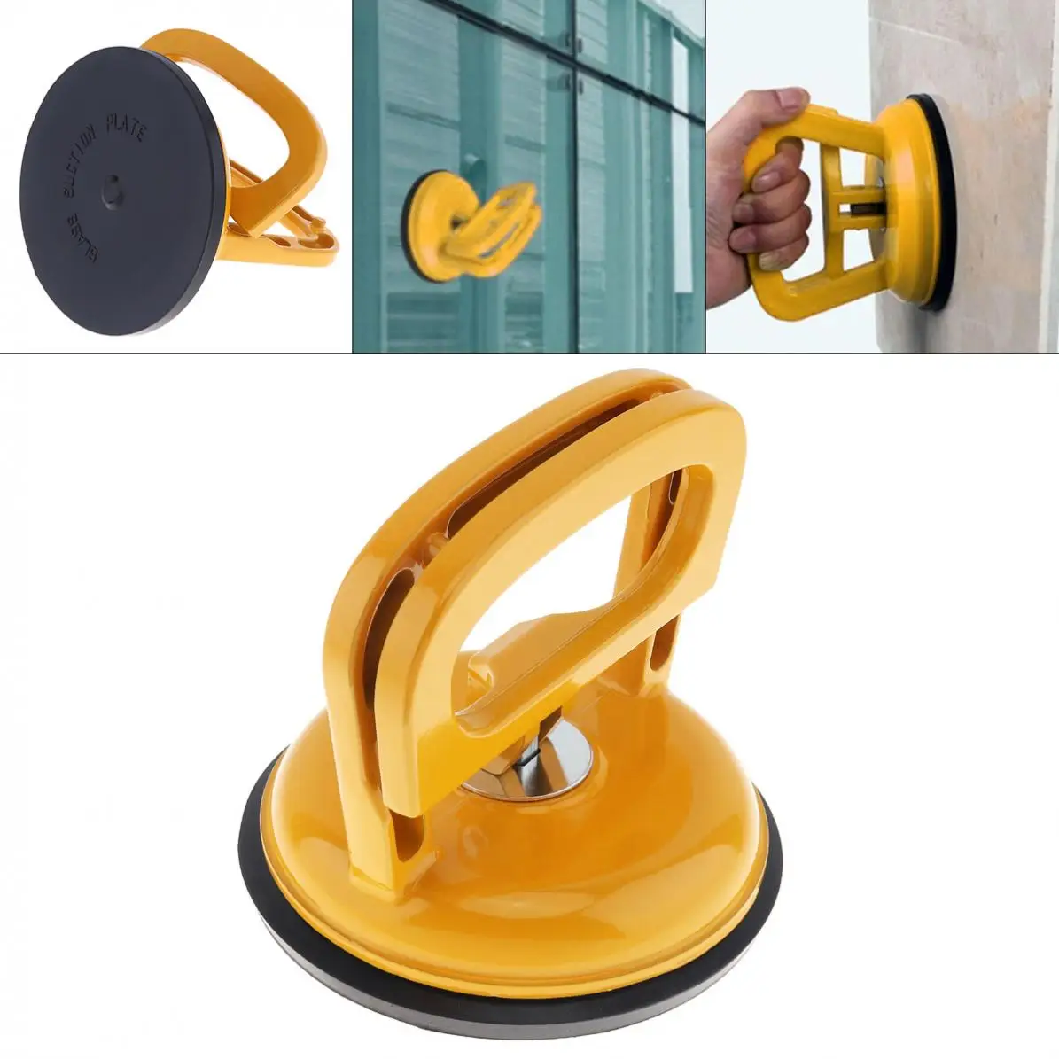 TL-F1 Aluminum Alloy Single Claw Vacuum Sucker with Rubber Suction Pad and 2 Clip Handles for Tiles Glass Lightweight Locking
TL-F1 Aluminum Alloy Single Claw Vacuum Sucker with Rubber Suction Pad and 2 Clip Handles for Tiles Glass Lightweight Locking