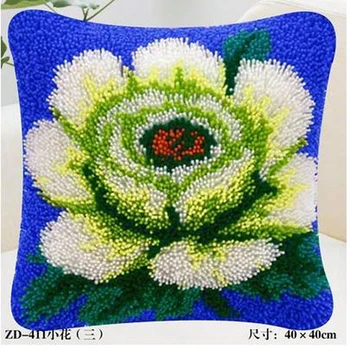 Manual DIY creative gifts Latch Hook Rug Kits Needlework Unfinished Pillow Rug Yarn Cushion Beautiful lotus Embroidery Carpet
Manual DIY creative gifts Latch Hook Rug Kits Needlework Unfinished Pillow Rug Yarn Cushion Beautiful lotus Embroidery Carpet