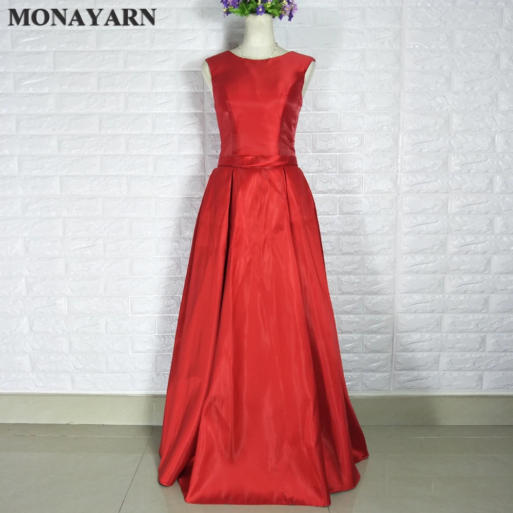 Simple and formal evening dress 2017 elegant round neck new fashion long free shipping | Свадьбы и торжества