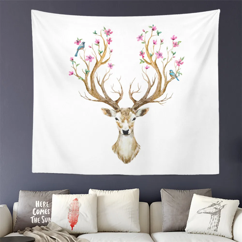 Boho Animal Eagle Deer Tapestry Colorful Feather Print Wall Hanging Soft Thin Blanket Camping Carpet Home Decor D40
Boho Animal Eagle Deer Tapestry Colorful Feather Print Wall Hanging Soft Thin Blanket Camping Carpet Home Decor D40