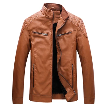 2018 Mens Faux Leather Jacket Male Washed Fleece Motorcycle Casual Stand Collar Fashion Winter Jacket Casual Coat
2018 Mens Faux Leather Jacket Male Washed Fleece Motorcycle Casual Stand Collar Fashion Winter Jacket Casual Coat