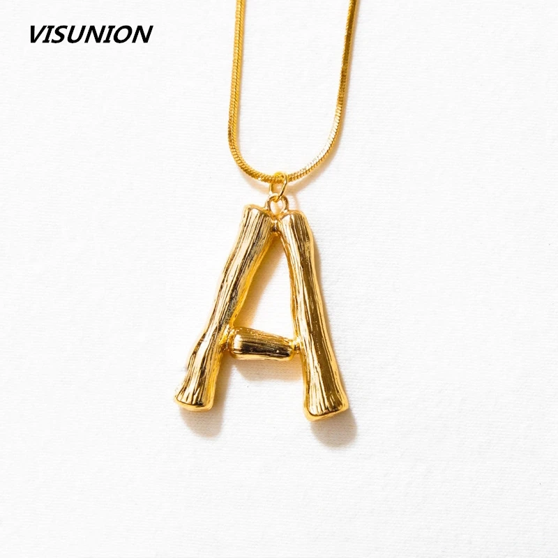 A-Z 26 Letters Necklace Personalized Pendant Monogram Big Letters Script Name Initial Alphabet Charm Necklace for Gift
A-Z 26 Letters Necklace Personalized Pendant Monogram Big Letters Script Name Initial Alphabet Charm Necklace for Gift