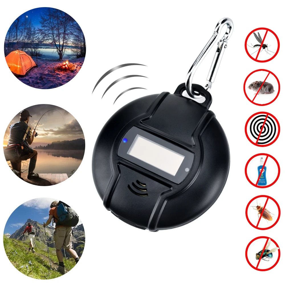 Solar Portable Ultrasonic Pest Repeller - Solar or Micro USB Powered Ultrasonic Mosquito Repeller with USB Data Cable
Solar Portable Ultrasonic Pest Repeller - Solar or Micro USB Powered Ultrasonic Mosquito Repeller with USB Data Cable