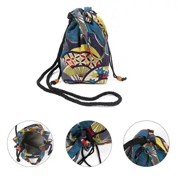 Fashion Ethnic Fans Sector Printed Cotton Linen Mini Drawstring Crossbody Shoulder Bucket Bag 
Fashion Ethnic Fans Sector Printed Cotton Linen Mini Drawstring Crossbody Shoulder Bucket Bag