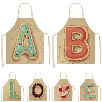 Letter Alphabet Kitchen Apron Sleeveless Cotton Linen Kids Aprons For Cooking Baking bbq Home Cleaning Tools 53*65cm MC0029
Letter Alphabet Kitchen Apron Sleeveless Cotton Linen Kids Aprons For Cooking Baking bbq Home Cleaning Tools 53*65cm MC0029