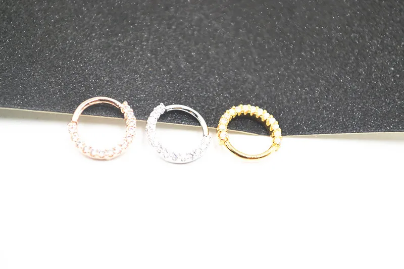 10pcs Body Jewelry Piercing - CZ Lip Labret Ring Ear Helix Daith Cartilage Tragus Earring Nose Septum Ring Bend Shine 18gX6/8mm
10pcs Body Jewelry Piercing - CZ Lip Labret Ring Ear Helix Daith Cartilage Tragus Earring Nose Septum Ring Bend Shine 18gX6/8mm