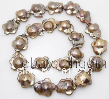 ddh00408 15-17mm natural brown keshi pearl loose beads gem stone 15"l ong strand flower
ddh00408 15-17mm natural brown keshi pearl loose beads gem stone 15"l ong strand flower